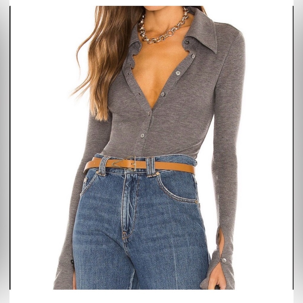 Song of style Viola Bodysuit in Gray medium